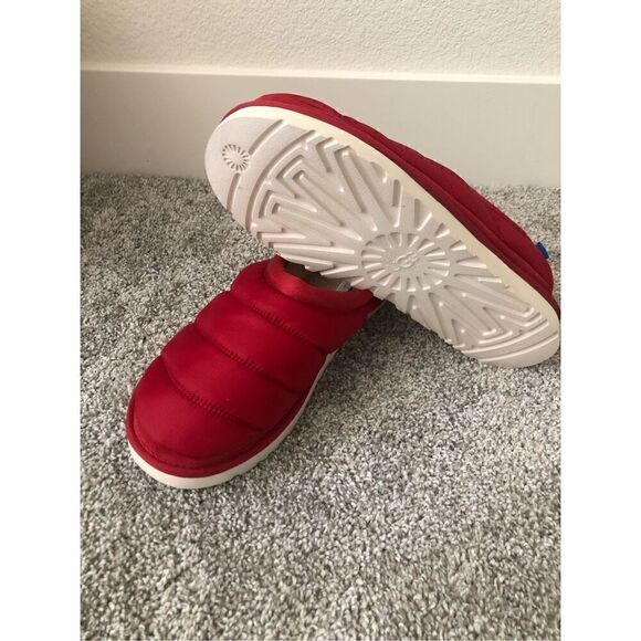 UGG Tasman Puff 3M Thinsulate Lined Slippers Men’s Size 11 Red main image 4